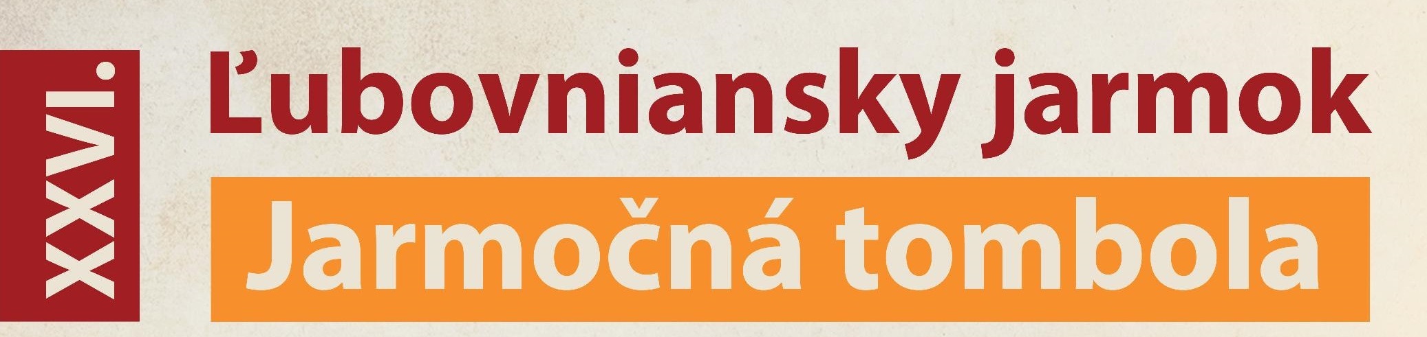 Jarmočná tombola - výherné čísla