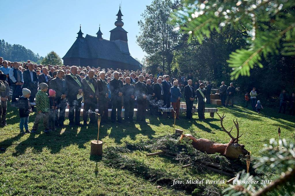 Na Hubertovských slávnostiach pasovali lovca i varili guľáš