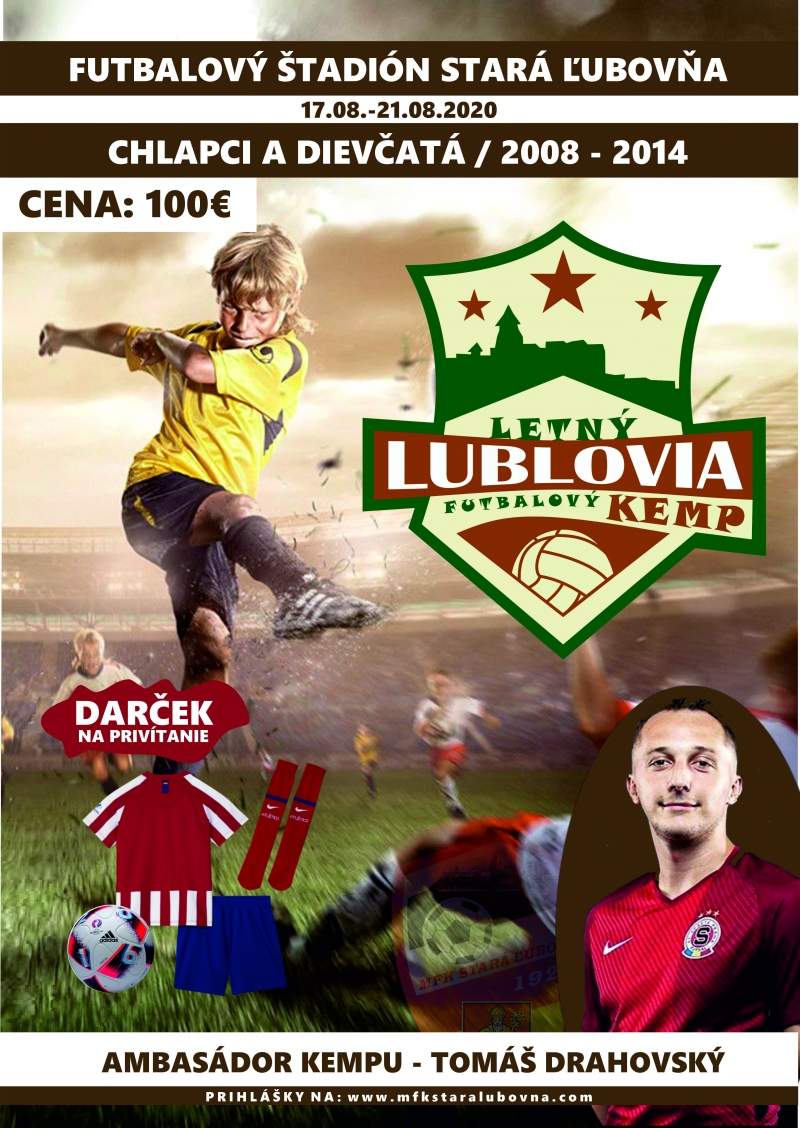 LETNÝ LUBLOVIA FUTBALOVÝ KEMP LETNÝ LUBLOVIA FUTBALOVÝ KEMP