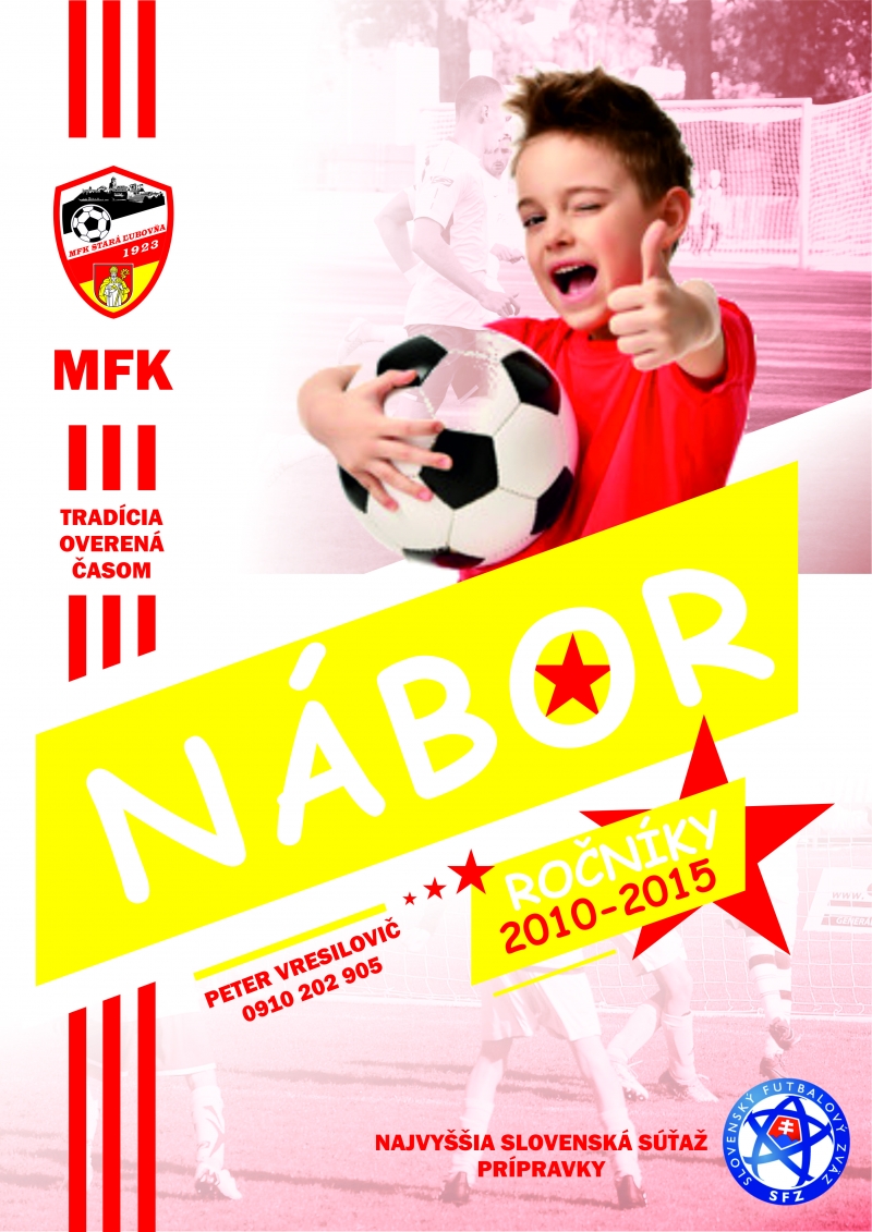 NÁBOR - MFK STARÁ ĽUBOVŇA NÁBOR - MFK STARÁ ĽUBOVŇA