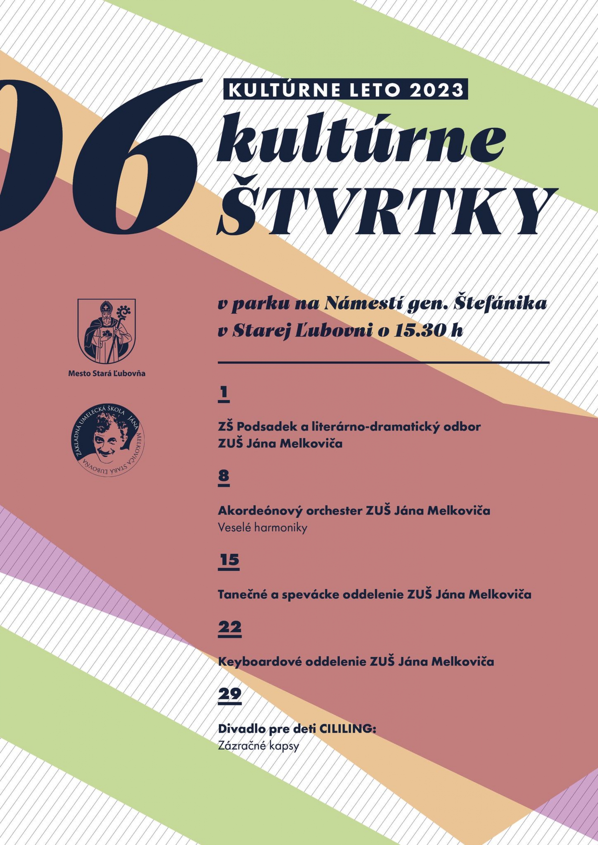 Kultúrne leto 2023 - Kultúrne štvrtky