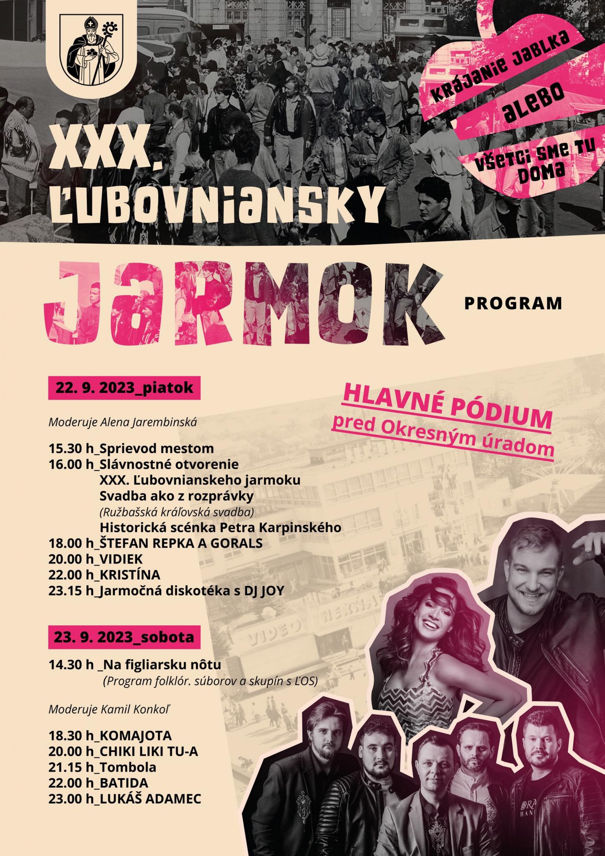 XXX. Ľubovniansky jarmok - Hlavné pódium