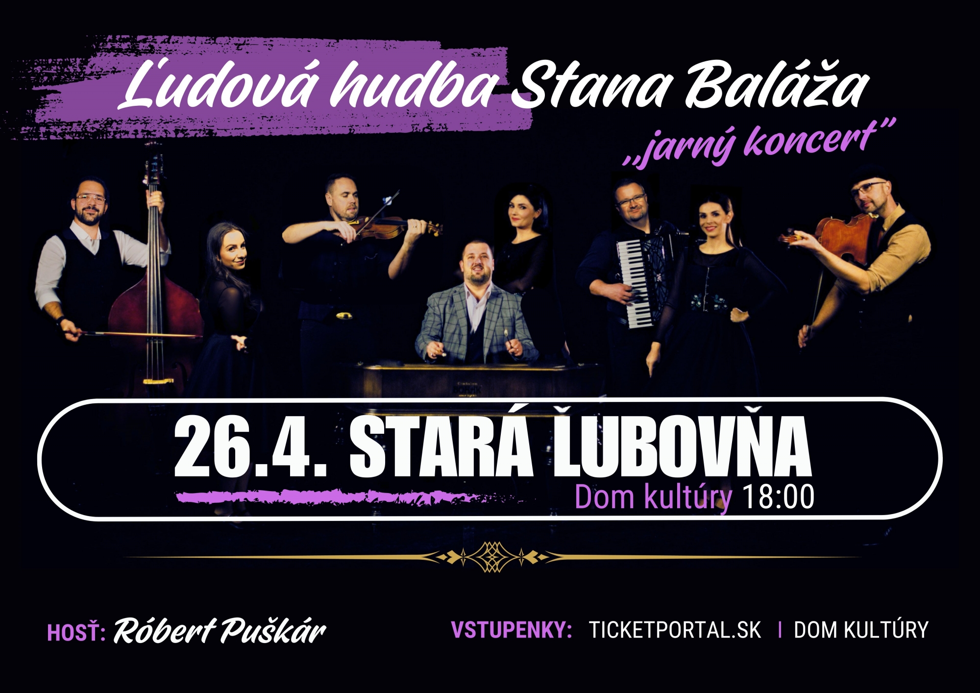 Ľudová hudba Stana Baláža - jarný koncert