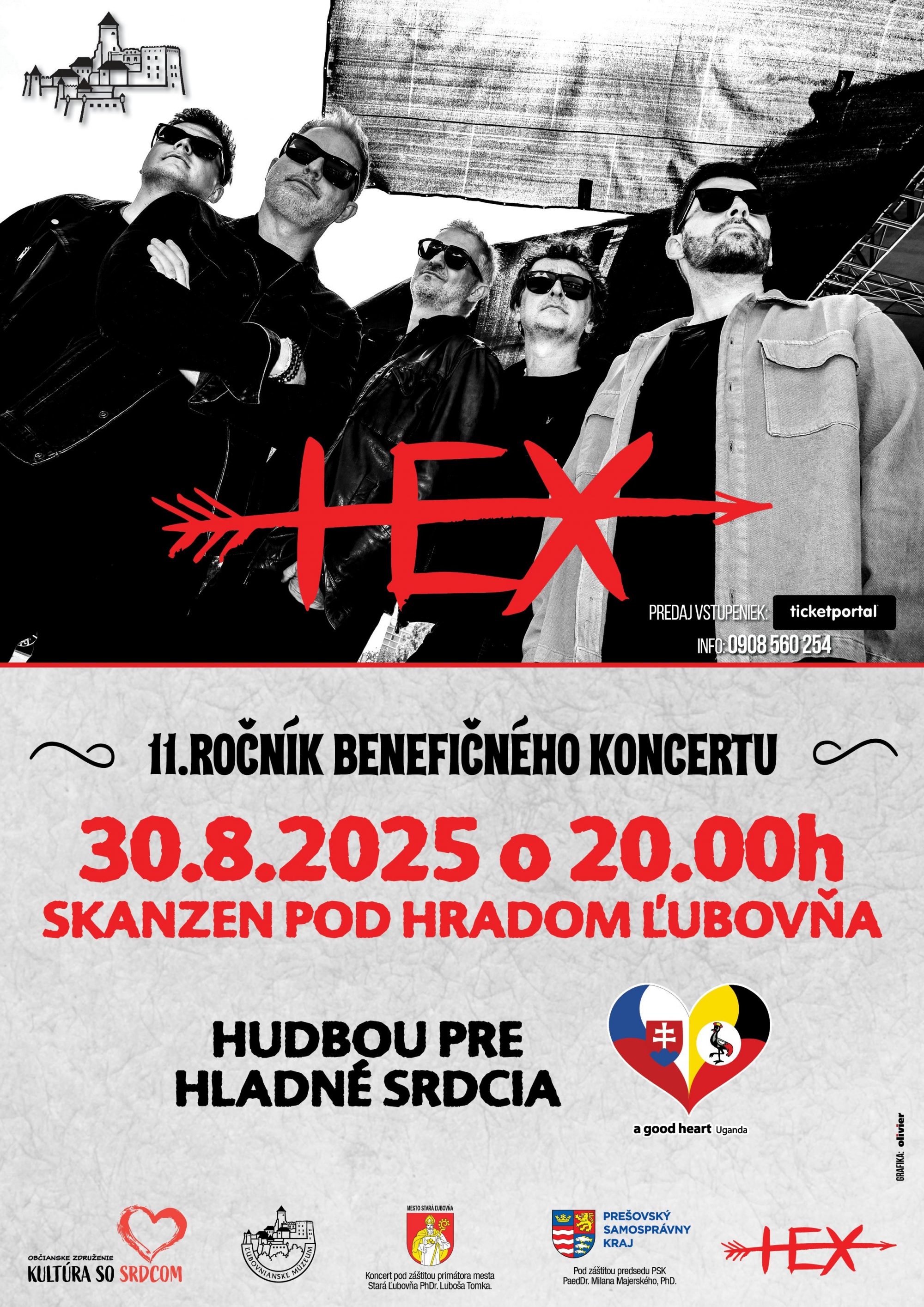 11. ročník benefičného koncertu - HEX 11. ročník benefičného koncertu - HEX