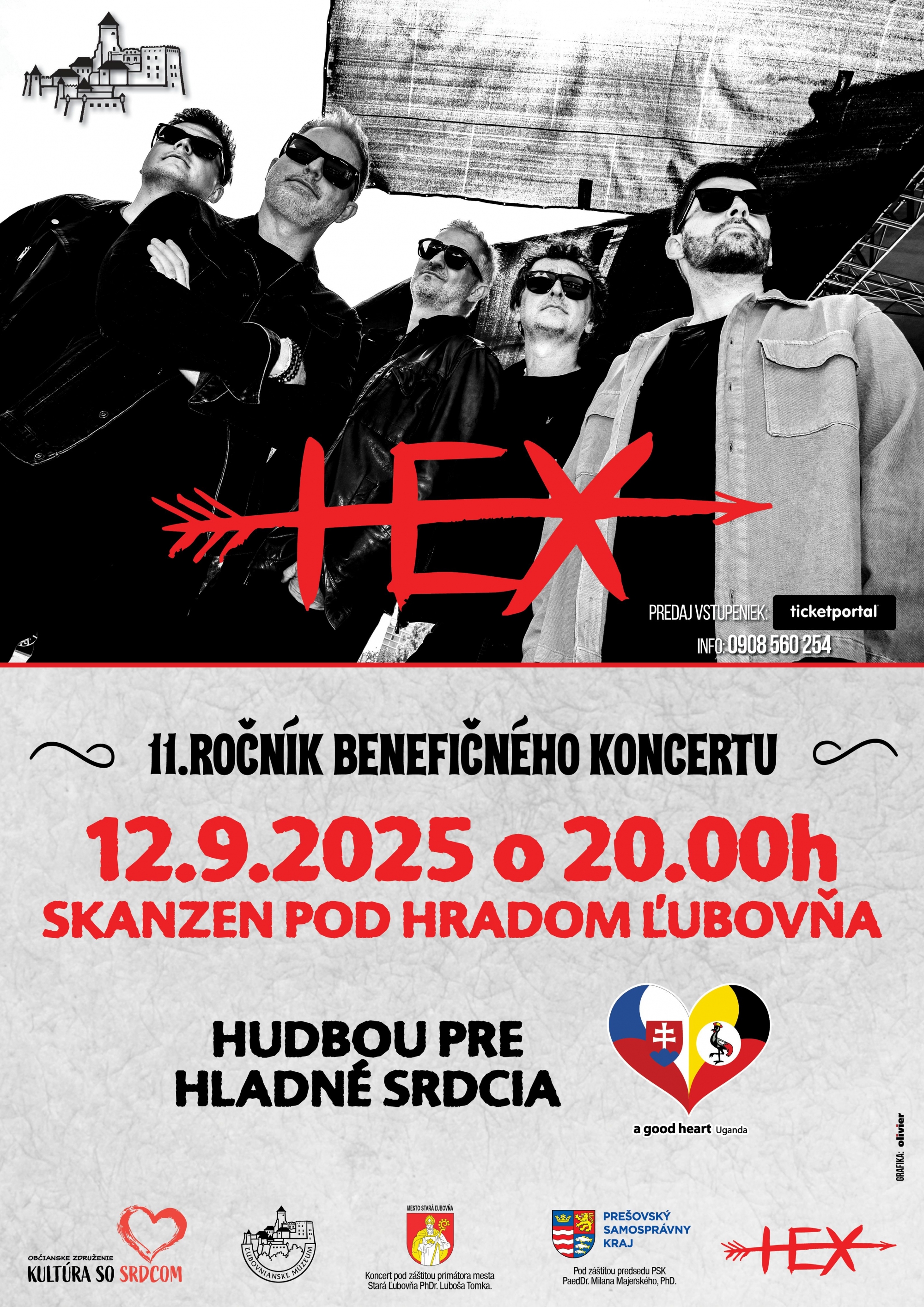 11. ročník benefičného koncertu - HEX 11. ročník benefičného koncertu - HEX