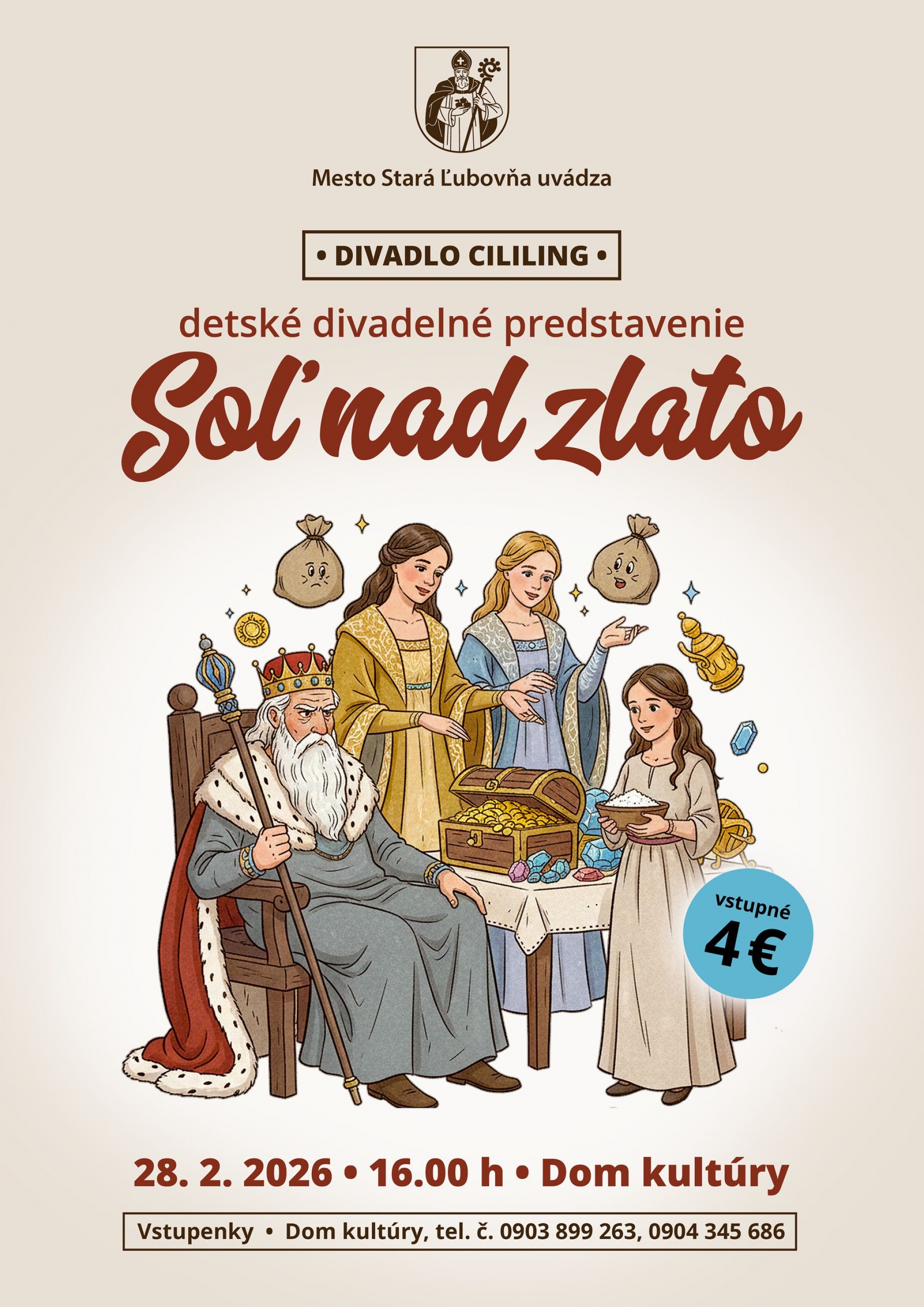 Soľ nad zlato divadlo Cililing