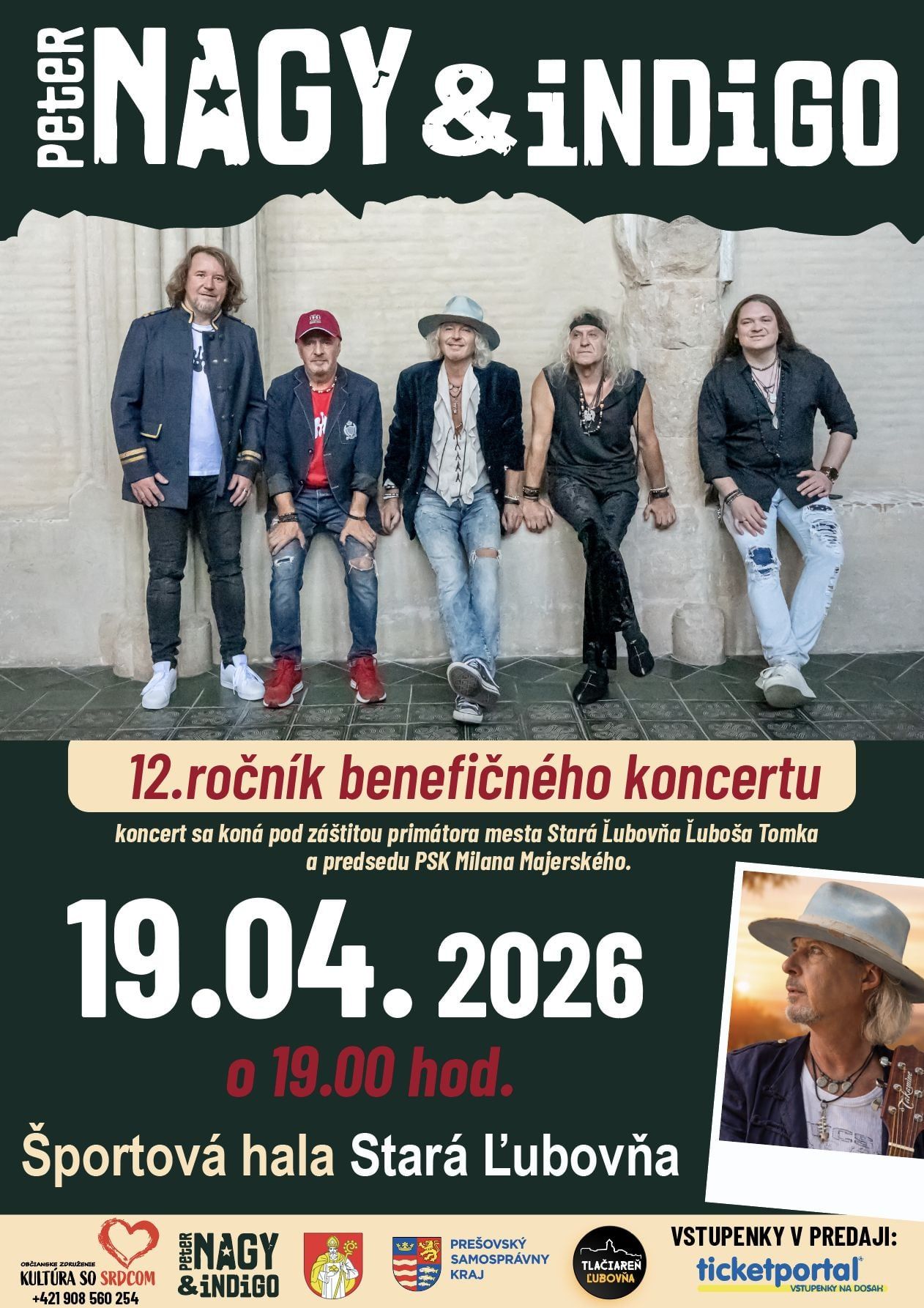 12. ročník benefičného koncertu - P.Nagy & Indigo 