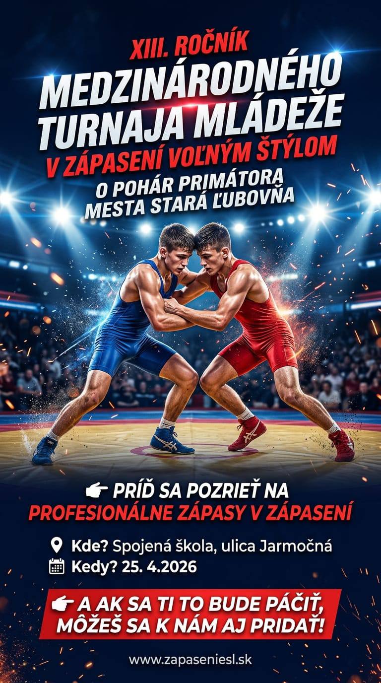 XIII. roč. Medzinárodného turnaja mládeže v zápasení voľným štýlom