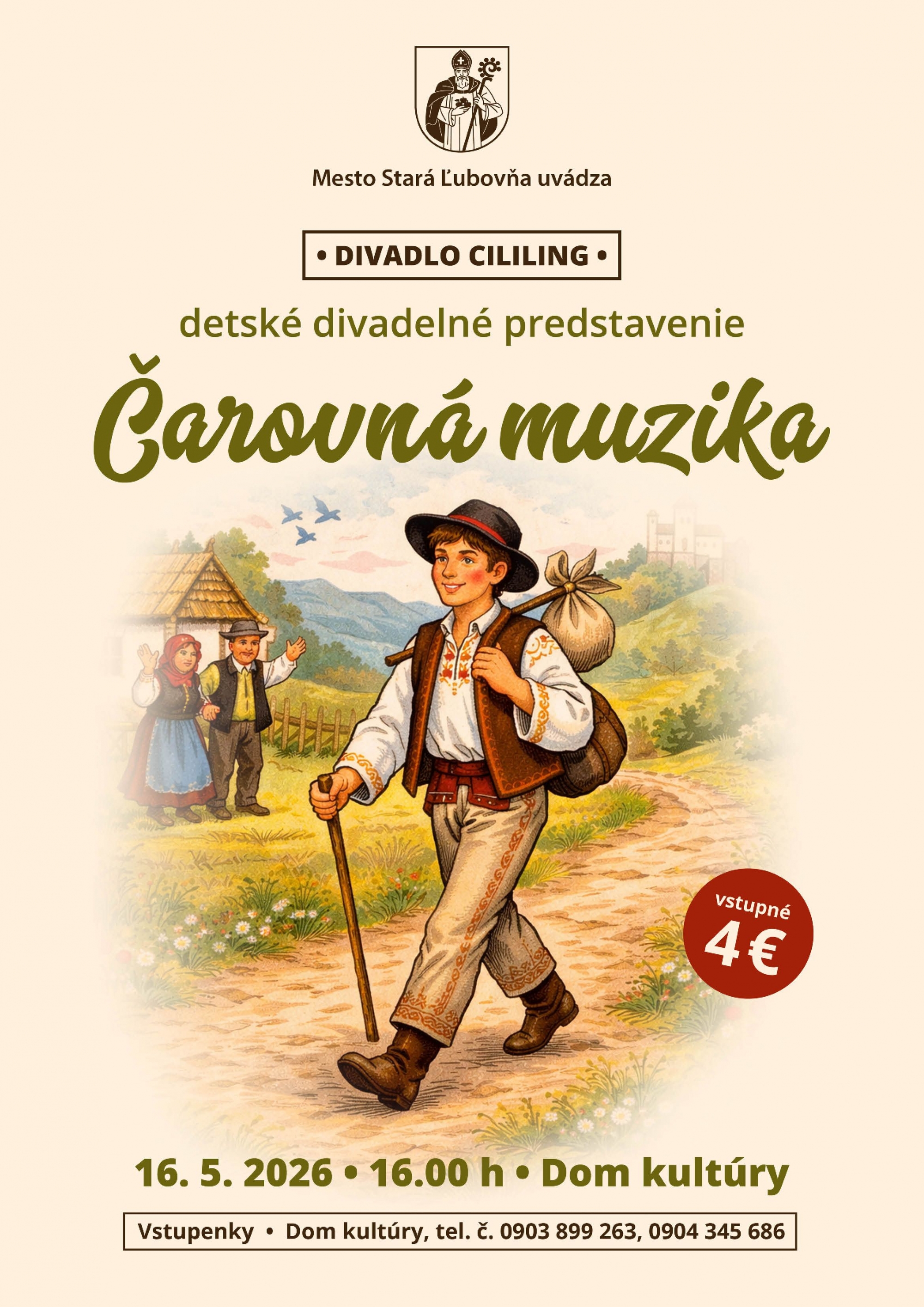 Čarovná muzika - divadlo Cililing