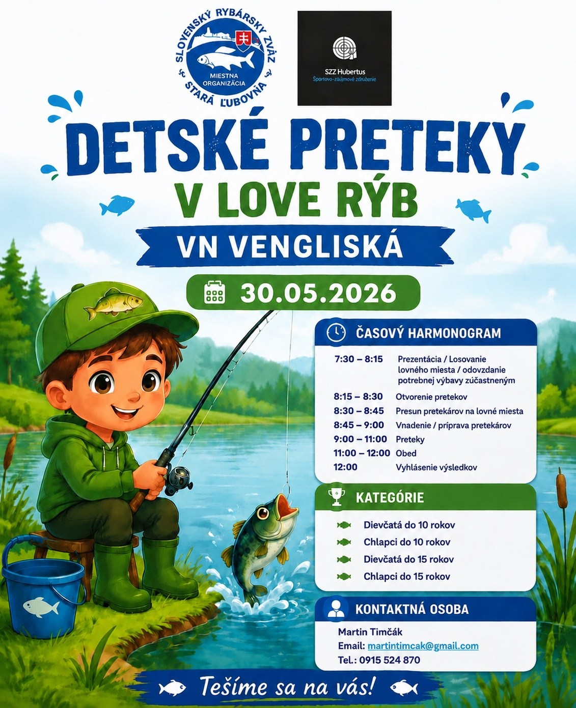 Detské preteky v love rýb