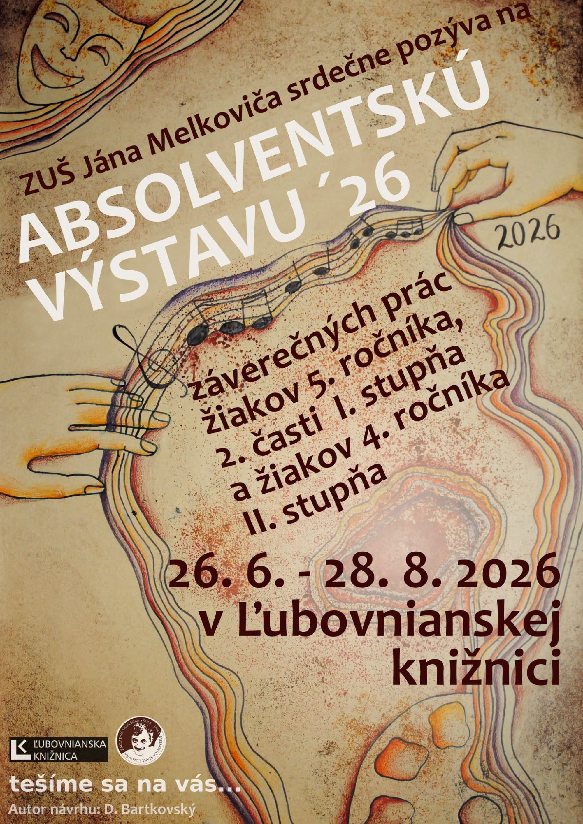 Absolventská výstava ´26 ZUŠ JM
