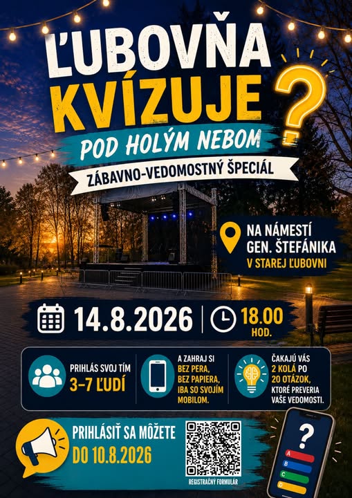 Ľubovňa kvízuje.