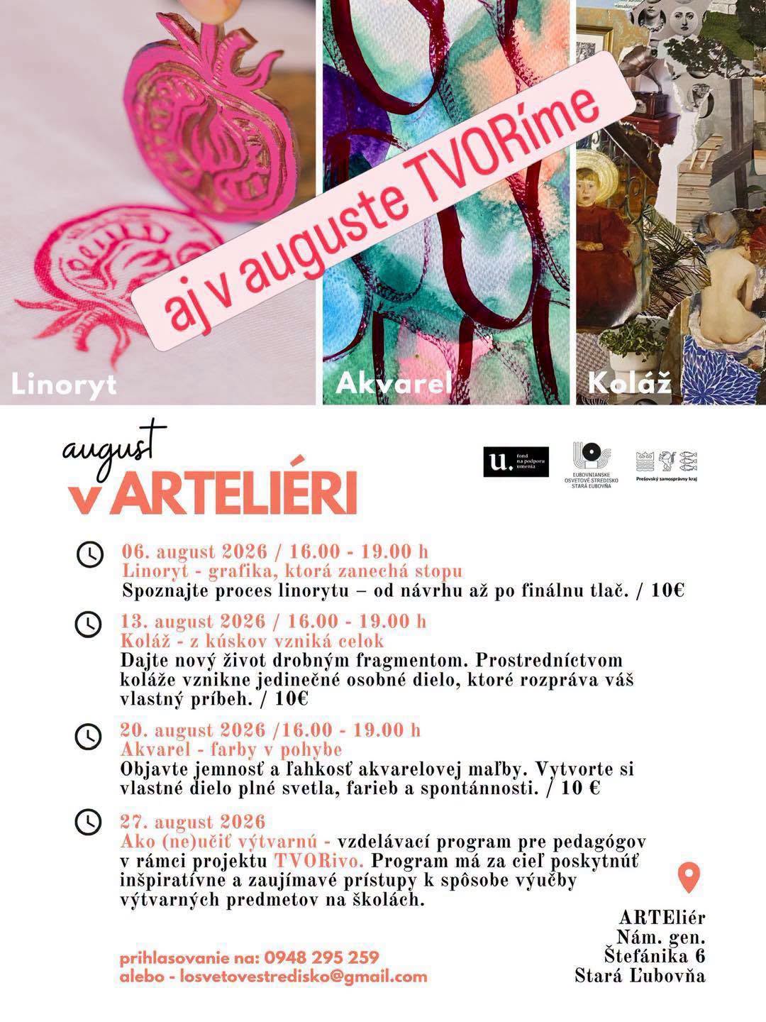 August v ARTELIÉRI