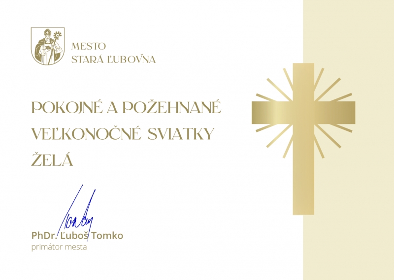 Veľkonočný pozdrav 2026