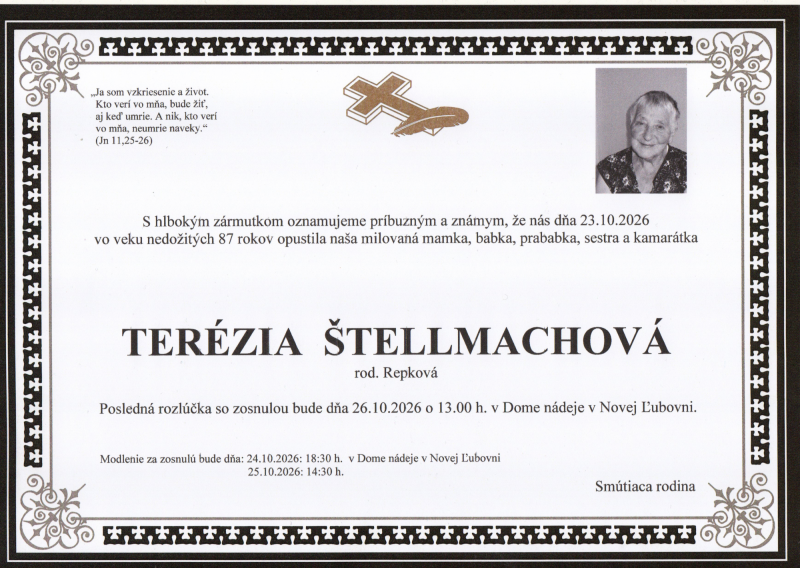 Terézia Štellmachová