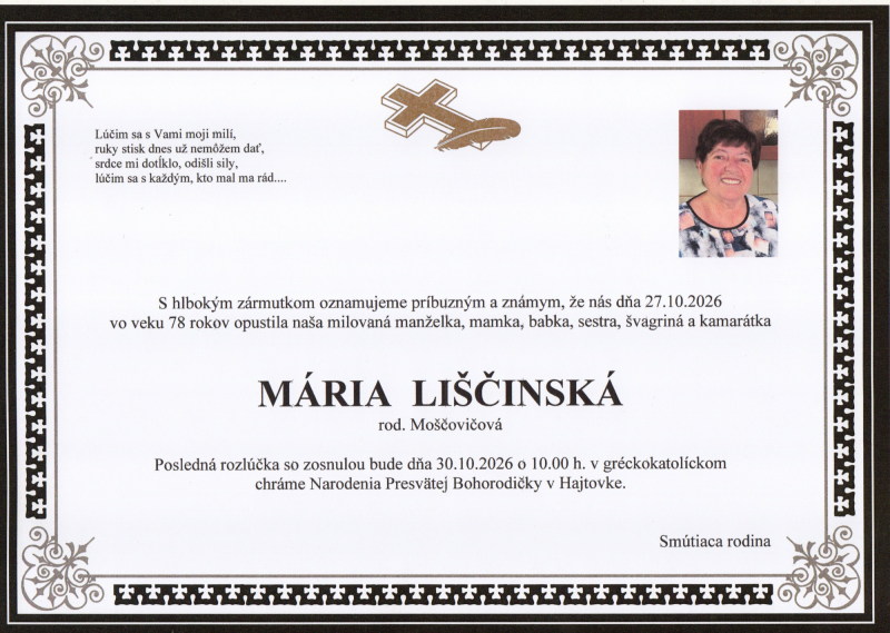 Mária Liščinská