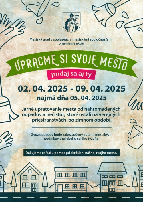Jarné upratovanie 2025