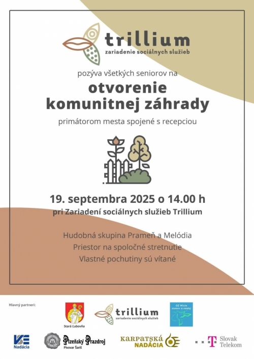 Komunitná záhrada - Trillium