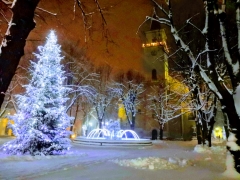 Keď stíchnu stanice, cesty a ľudia, vchádzajú Vianoce... – fotografia 1
