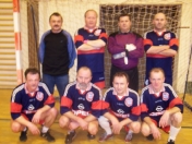  Bayern Stará Ľubovňa. Horný rad zľava: O. Vandžura, D. Trenčík – kapitán, M. Dirga a O. Hovančík. V podrepe zľava: V. Haľko, M. Drahovský, V. Zima a V. Kuzmiak.